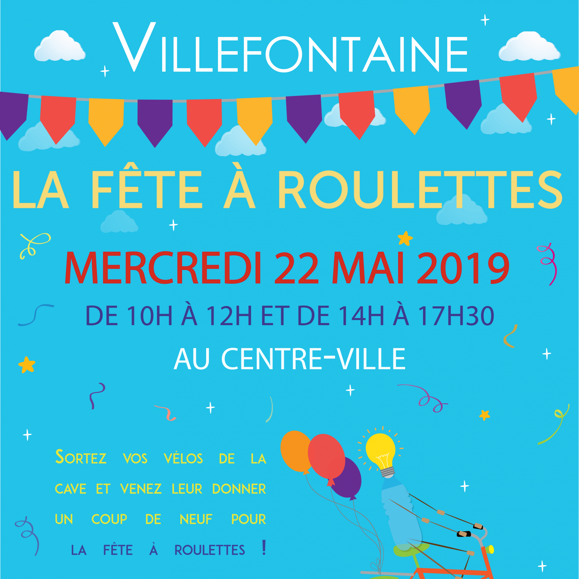 Fête à roulettes de Villefontaine le mercredi 22 mai 2019