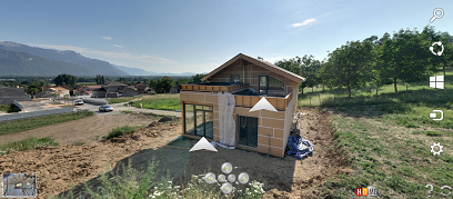 Maison en ossature bois à Saint Jean de Moirans (Communauté de communes du Pays Voironnais)