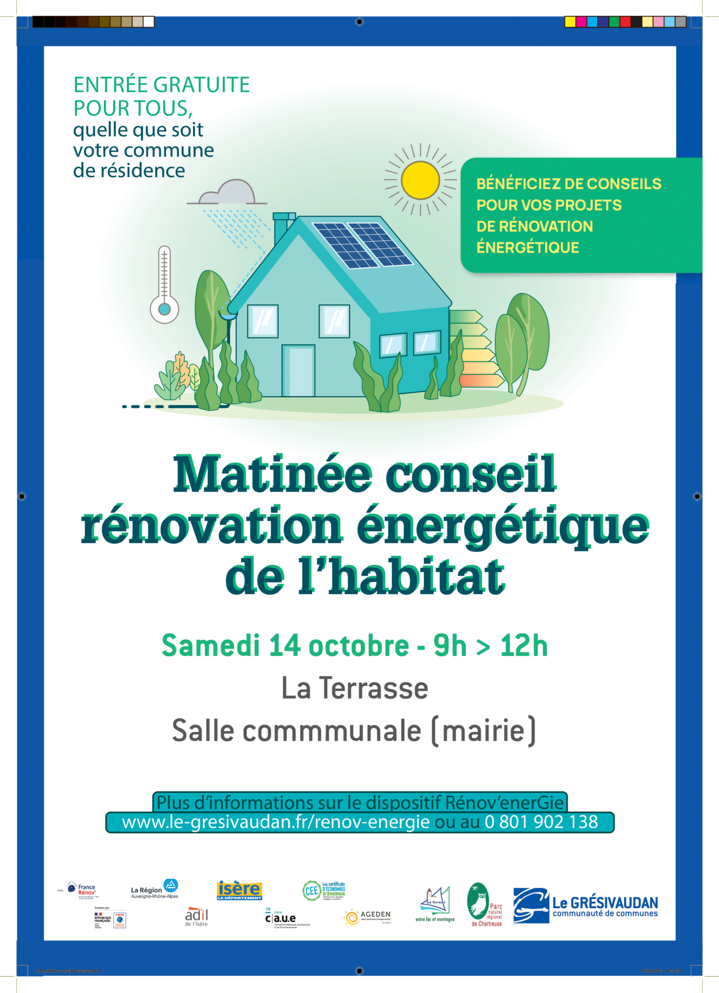 Matinée conseil rénovation énergétique de l’habitat à la Terrasse
