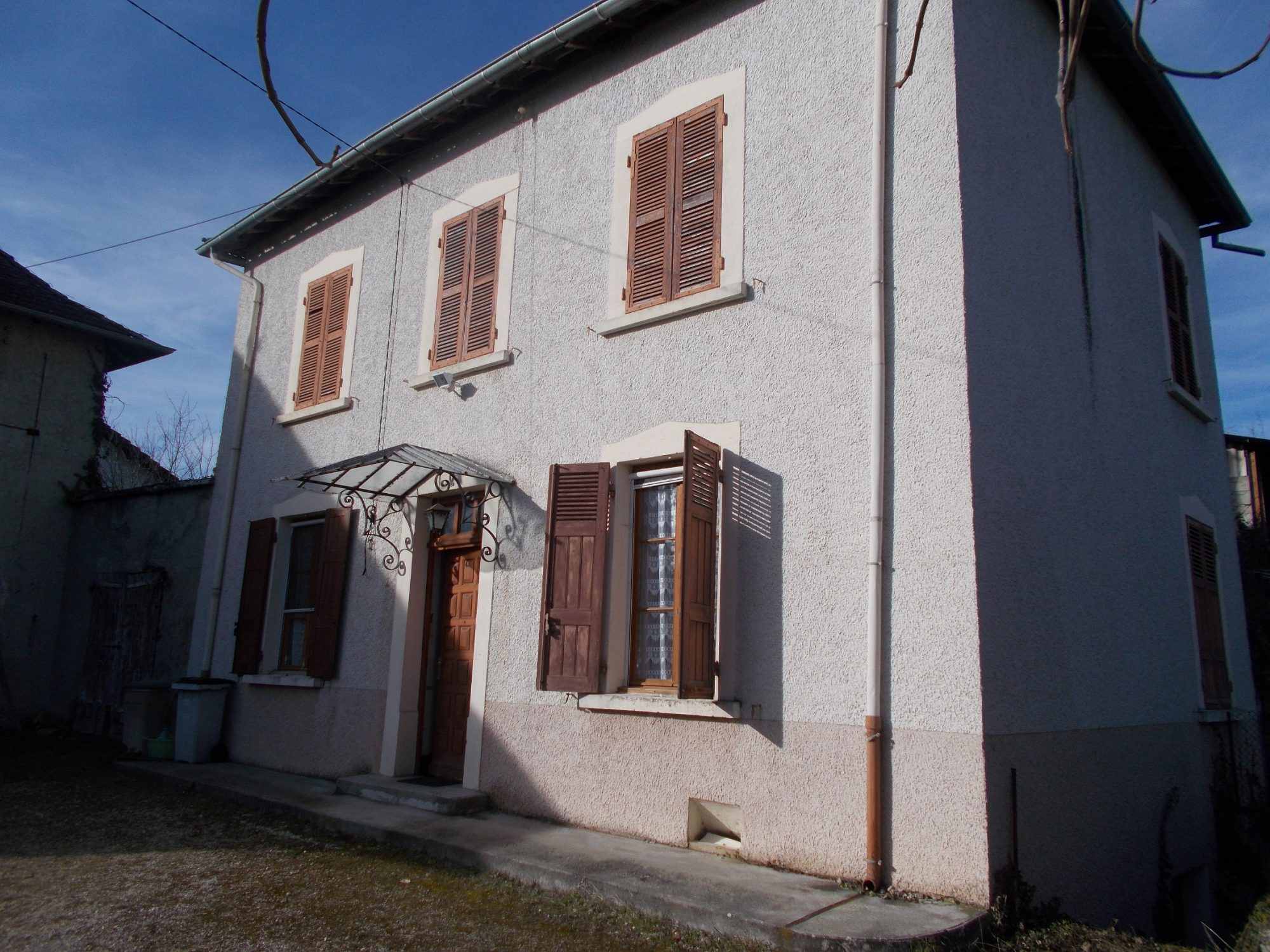 Visite de chantier – maison rénovée en pisé à la Bâtie Montgascon