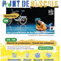 Spectacle « Point de Bascule » et stands des initiatives locales Nature/Environnement/Climat à Sainte-Marie-d’Alloix